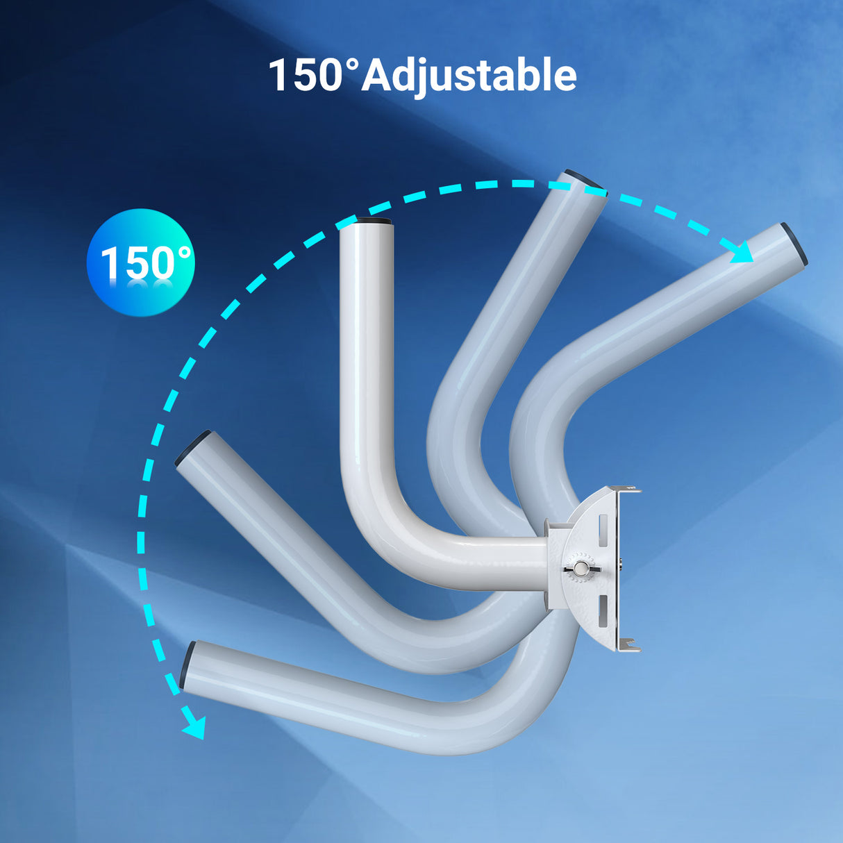 NICGIGA Wireless Bridge Bracket Mount, Pole and Wall-Mounted Mount for Outdoor Point to Point AP Access Client Bridge CPE, 2-Pack