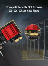 2.5Gb PCIe Network Card, NICGIGA 2.5 Gigabit Ethernet Interface Adapter, with Realtek RTL8125B, 2.5G NIC Compliant Windows/Linux/MAC OS - NICGIGA