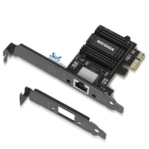 5Gb Base-T Scheda di rete, Realtek RTL8126 controller, NICGIGA 5G PCIe Ethernet adattatore con supporto WOL, scheda di rete con porta RJ45 5Gbe, Windows 10/11/Windows Server/Linux 5Gb Base-T Scheda di rete, Realtek RTL8126 controller, NICGIGA 5G PCIe Ethernet adattatore con supporto WOL, scheda di rete con porta RJ45 5Gbe, Windows 10/11/Windows Server/Linux