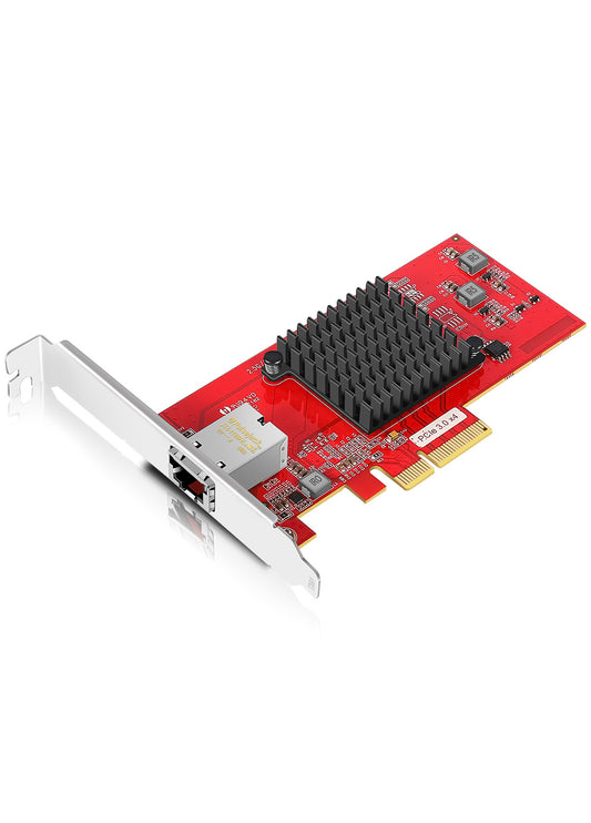 10Gb Base-T PCI-e Network Card, Marvell AQtion AQC107 Controller, NICGIGA 10G Ethernet Adapter, 10Gbe RJ45 Port NIC Card, Support Windows/WindowsServer/Linux/VMware