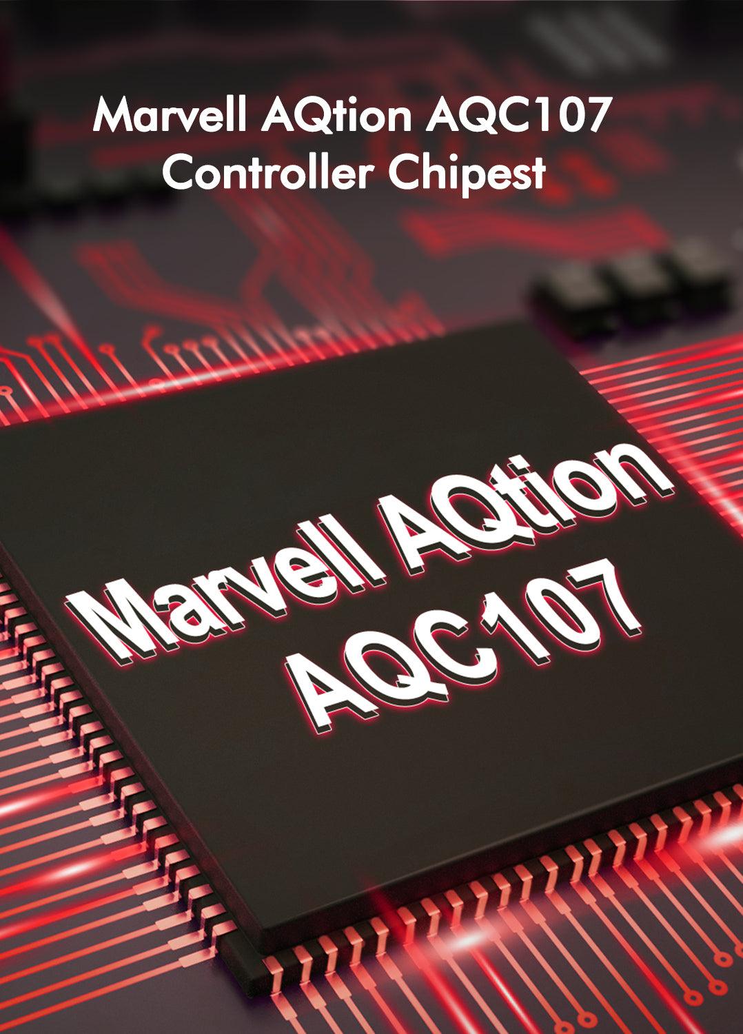 10Gb BaseT PCIe Network Card, Marvell AQtion AQC107 Controller, NICG NICGIGA