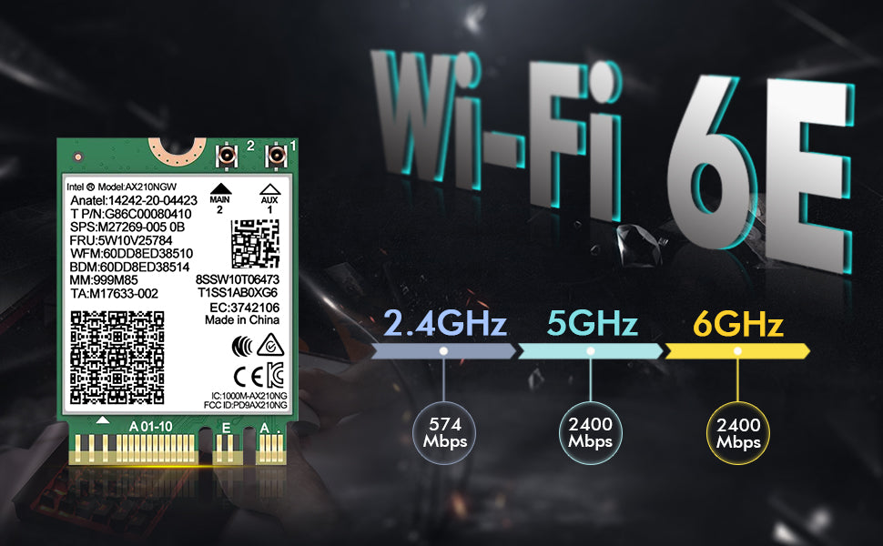 Intel Wi-Fi 6E AX210 NGW