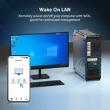 10G Base-T PCI-e4.0 X1 Network Card, Marvell AQC113 Controller, NICGIGA 10Gb Ethernet Adapter Support WOL, 10Gbe RJ45 Port NIC Card, Windows10/11/Windows Server/Linux