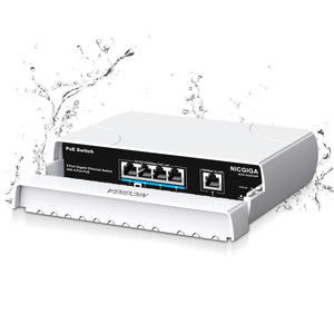 Outdoor Waterproof 4-Port Gigabit +1000Mbps Uplink