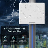 Outdoor Waterproof 4-Port Gigabit PoE Switch with 4 Port PoE+@78W + 1000Mbps Uplink Port, 5 Port IEEE802.3af/at Power Over Ethernet Switch Unmanaged with VLAN Function, Plug & Play - NICGIGA