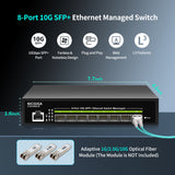 8口万兆光管理型, S100-0800S-M