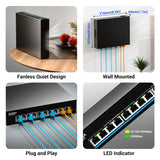 8 Port 2.5Gb PoE (130W) + 2 Port 10Gb RJ45 Network Switch Unmanaged, NICGIGA 10 Port 2.5G IEEE802.3af/at Power Over Ethernet Switch, Support WiFi6 AP, NAS, 4K PoE Camera NVR.