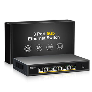 8 Port 5G RJ45 Switch 
