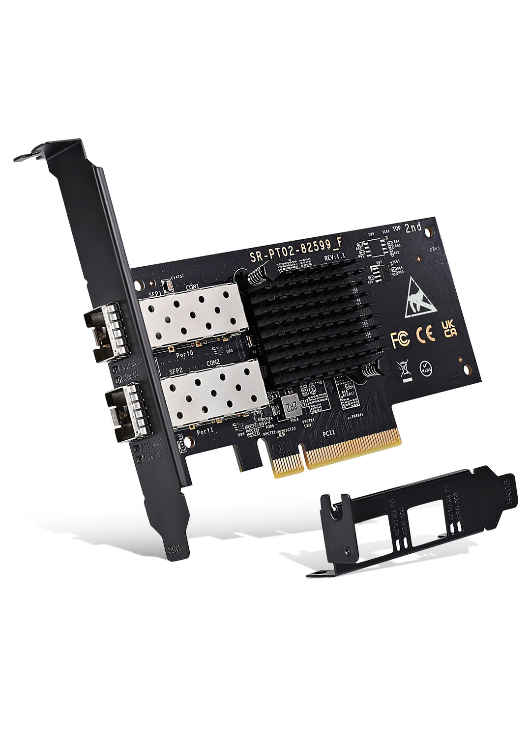 Euqvos PCIe Ethernet Network Card for Intel E810-XXVDA2 E810 Chip PCIe 4.0 X8 25Gb Dual Port SFP28 LAN Card Support Windows Server/Windows/Linux/VMware /ESX Euqvos PCIe Ethernet Network Card for Intel E810-XXVDA2 E810 Chip PCIe 4.0 X8 25Gb Dual Port SFP28 LAN Card Support Windows Server/Windows/Linux/VMware /ESX